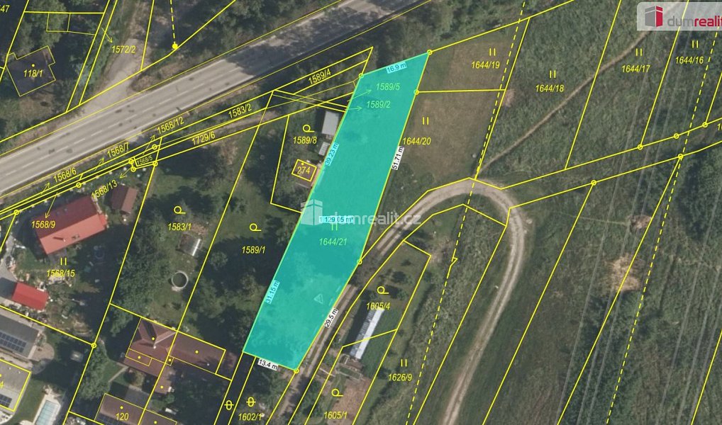 Prodej zahrady 1 126 m², Vitín – náhled fotky 4