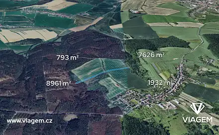 Prodej pole 2 233 m², Nová Dědina, okres Kroměříž