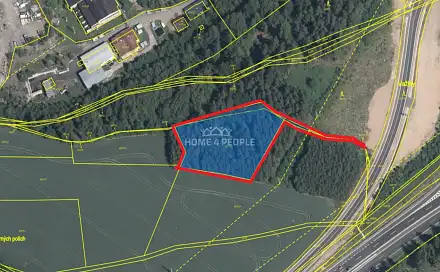 Prodej lesa 4 000 m², Háje, okres Příbram