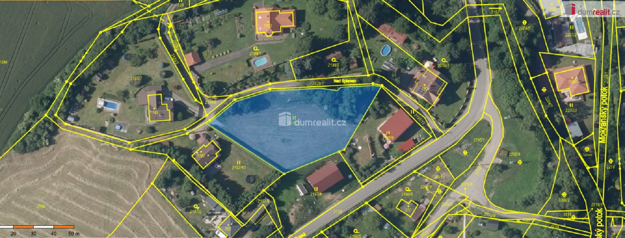 Prodej stavebního pozemku 2 256 m²