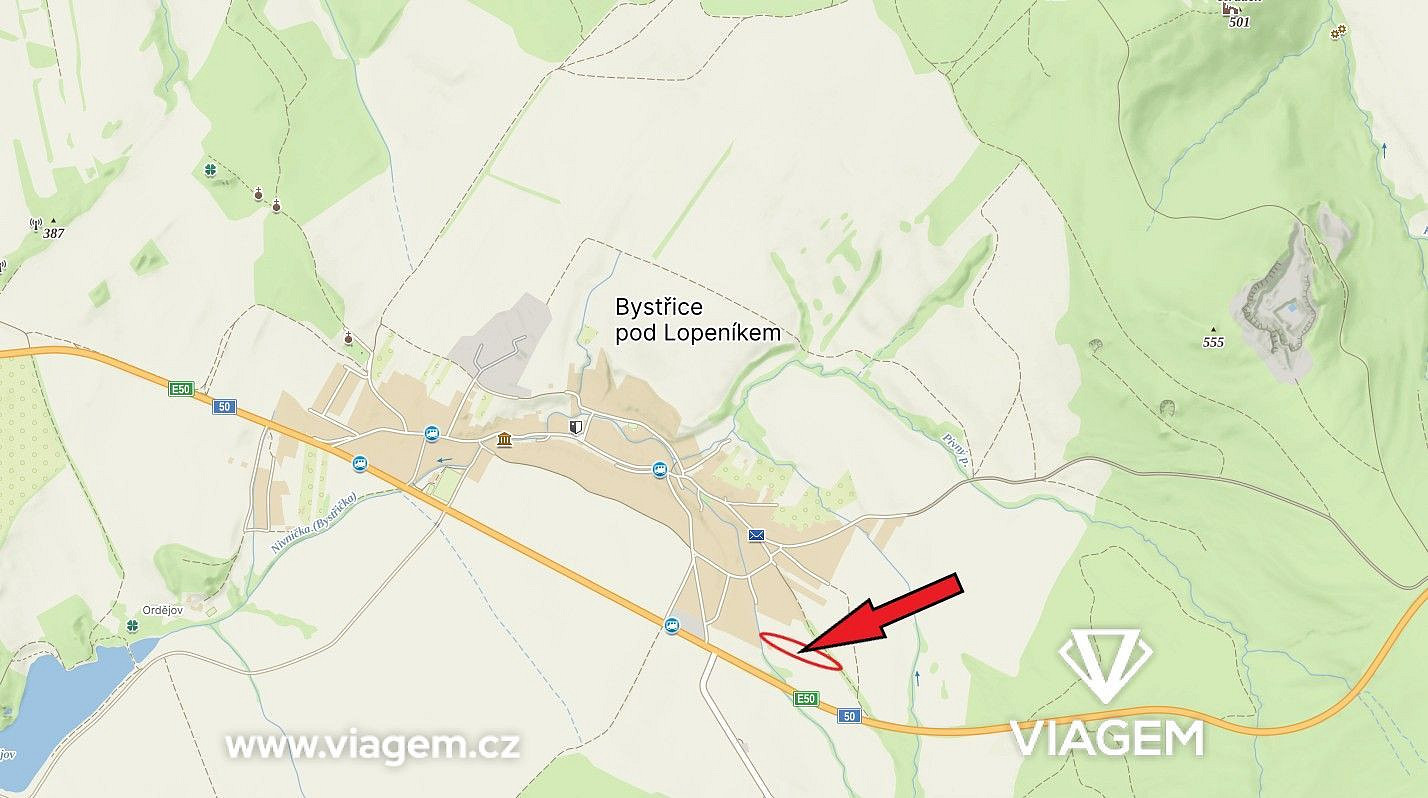 Zahrada 2 096 m² – pohled 2