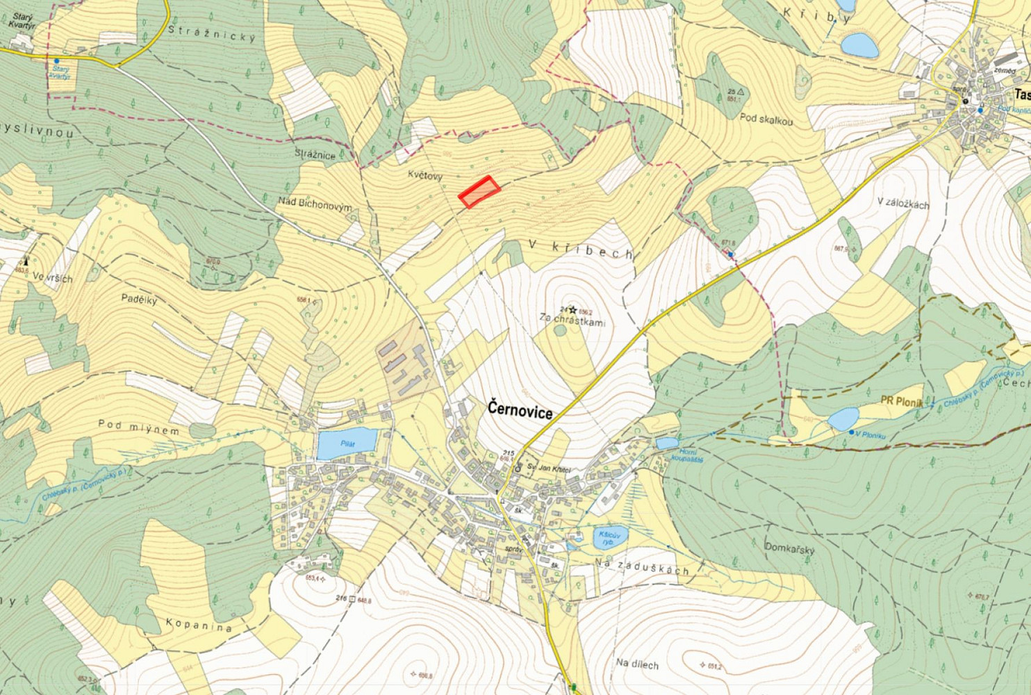 Prodej pole 4 928 m² — photo 2