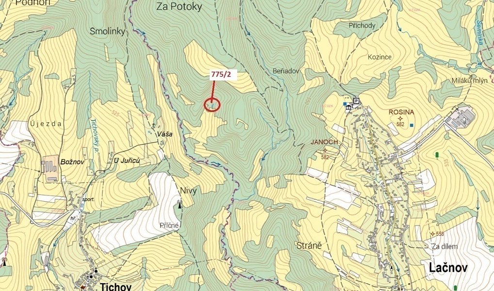 Dražba lesa, 281 m², Zlín, Tichov