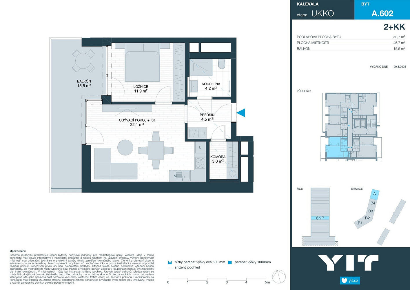 Prodej bytu 2+kk 46 m² – fotografie 2