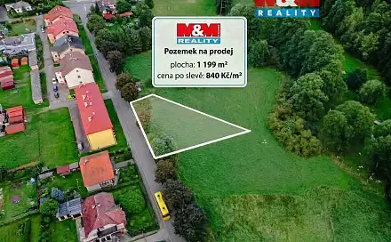 Prodej stavebního pozemku 1 199 m², Meziměstí, okres Náchod