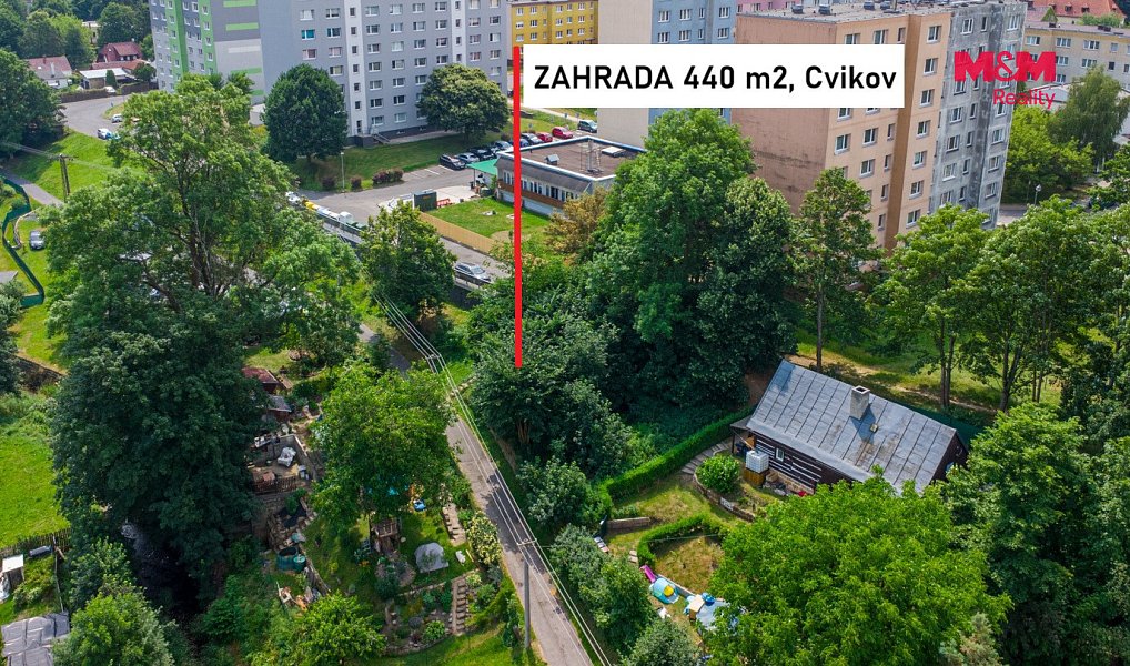 Prodej stavebního pozemku 440 m², Cvikov – náhled fotky 2