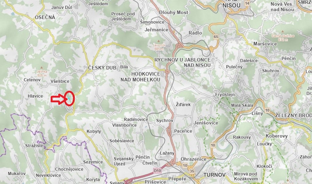 Prodej lesa 12 954 m², Všelibice – náhled fotky 11