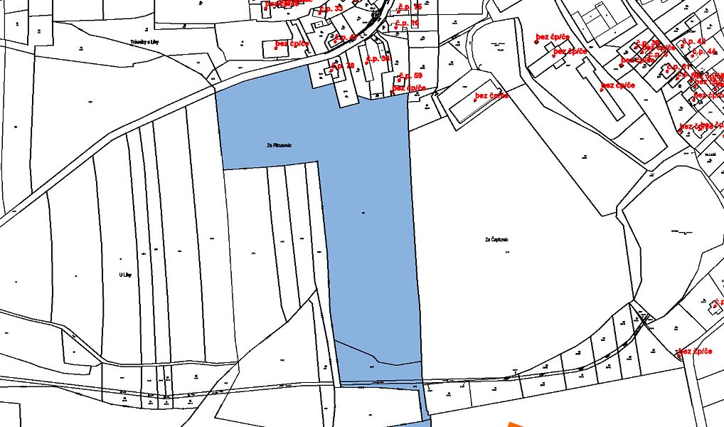 Prodej pole 6 039 m², Suchodol – náhled fotky 2