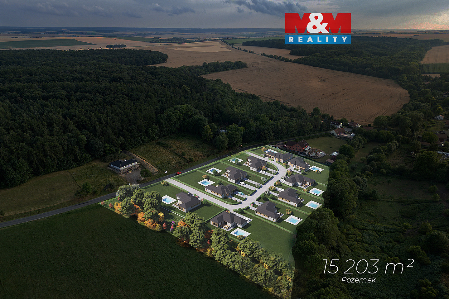 Prodej stavebního pozemku 15 203 m²