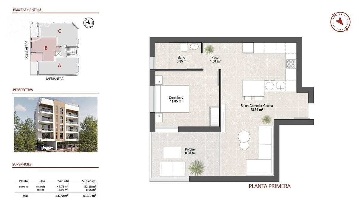 Piso 2+kk – San Pedro del Pinatar, Molino Chirrete - Más