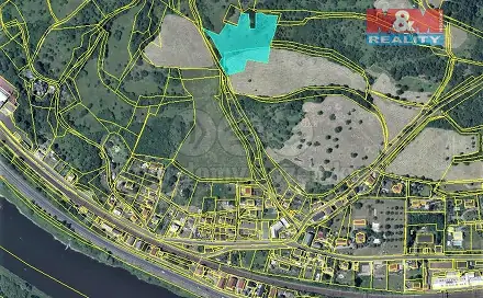 Prodej louky 8 344 m², Povrly - Neštědice, okres Ústí nad Labem