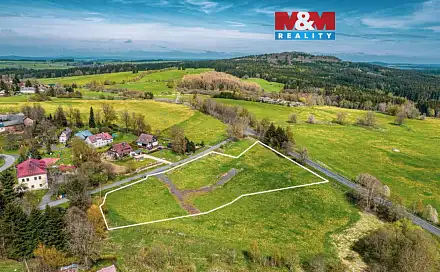 Prodej stavebního pozemku 10 834 m², Zádub-Závišín - Zádub, okres Cheb