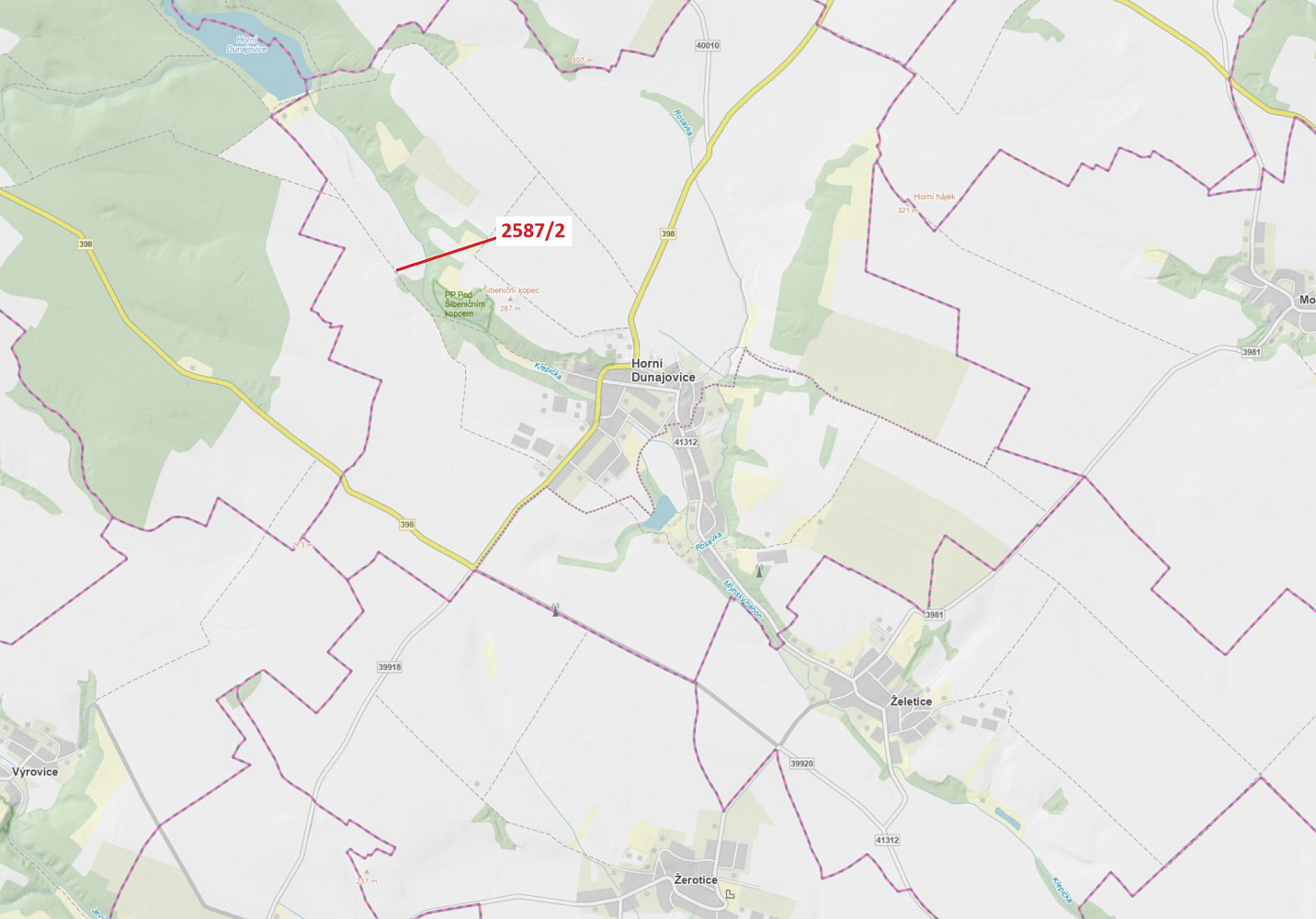 Dražba lesa 86 m²
