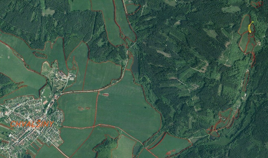 Prodej pole 1 158 m², Chvalšiny – náhled fotky 8