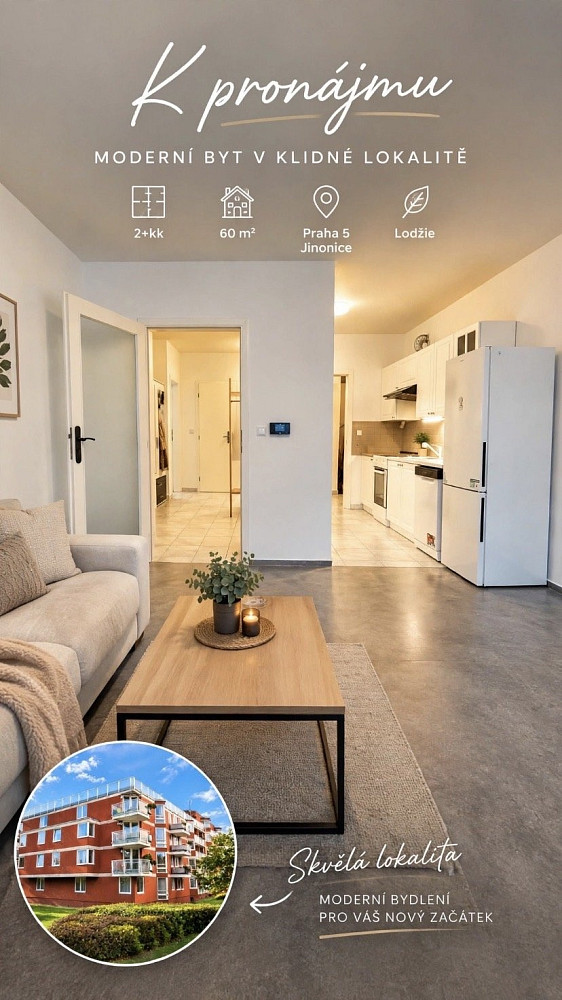 Pronájem bytu 2+kk 60 m² – fotografie 2
