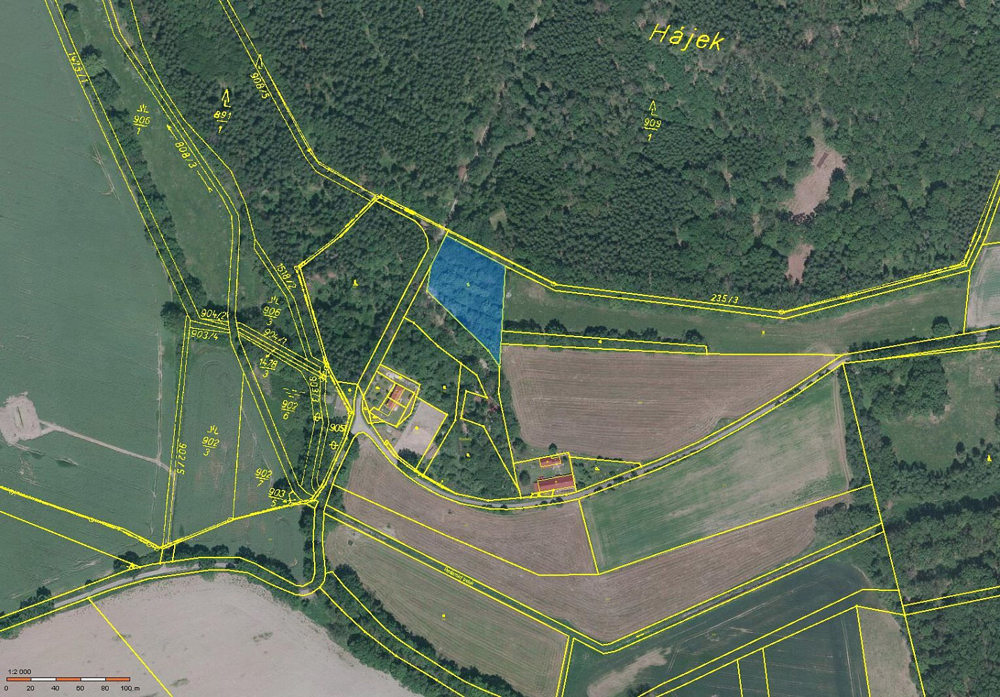 Prodej pole 3 765 m² – fotografie 2