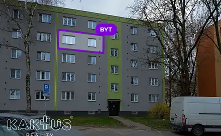 Prodej bytu 2+1 53 m², Karla Pokorného, Ostrava - Poruba