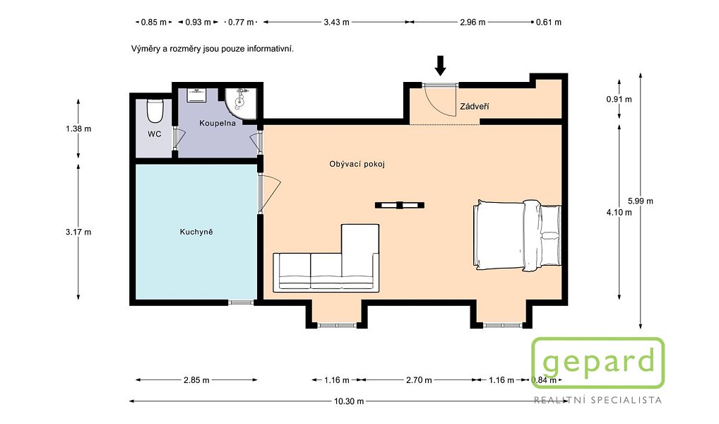 Prodej bytu 1+1 48 m², Praha – náhled fotky 8