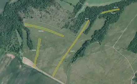 Prodej louky 9 029 m², Ivančice - Hrubšice, okres Brno-venkov