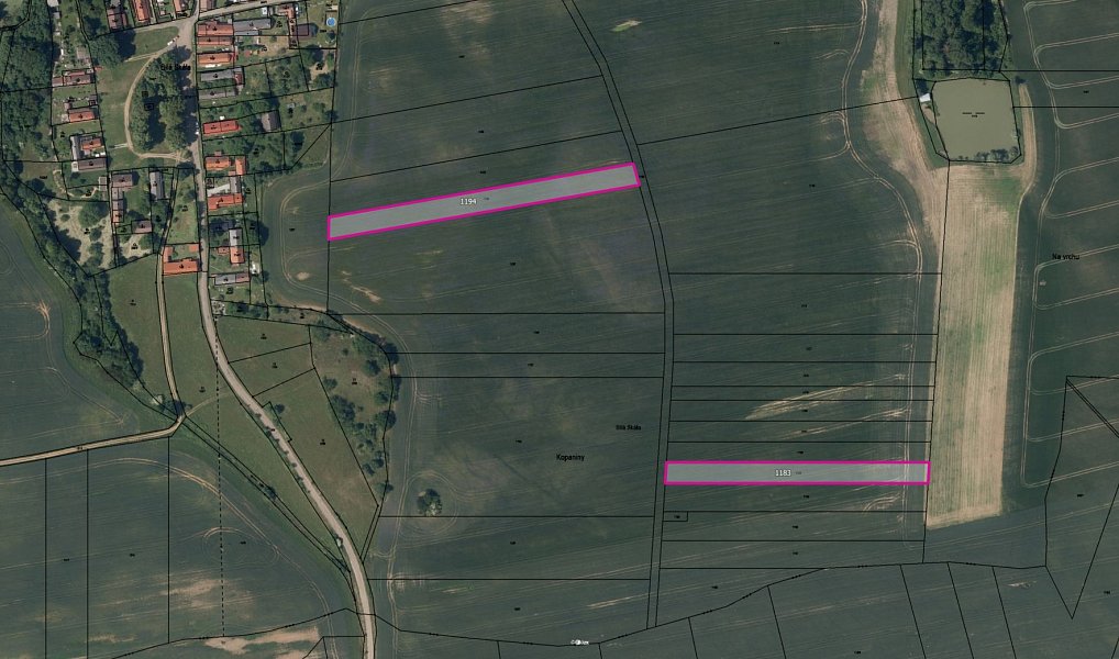 Prodej pozemku, 2790 m², Rokycany, Terešov