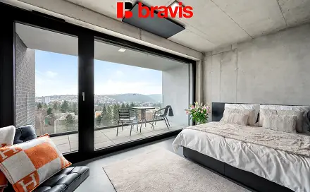 Pronájem bytu 1+kk 31 m², Královopolská, Brno - Žabovřesky