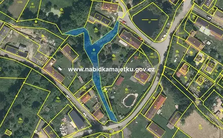 Prodej pozemku 919 m², Chotoviny, okres Tábor