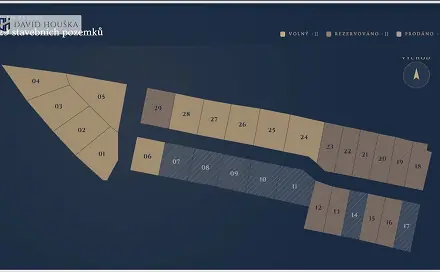 Prodej pozemku 850 m², Bystřice, okres Benešov