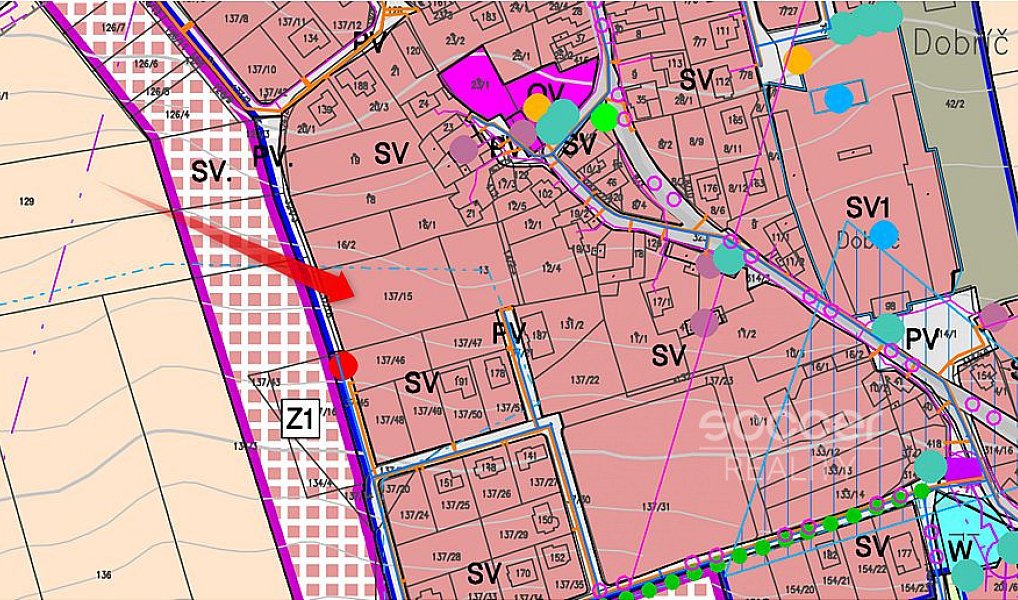 Prodej stavebního pozemku 2 813 m², Dobříč – náhled fotky 21