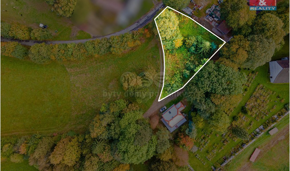 Prodej stavebního pozemku 1 078 m², Kraslice – náhled fotky 2