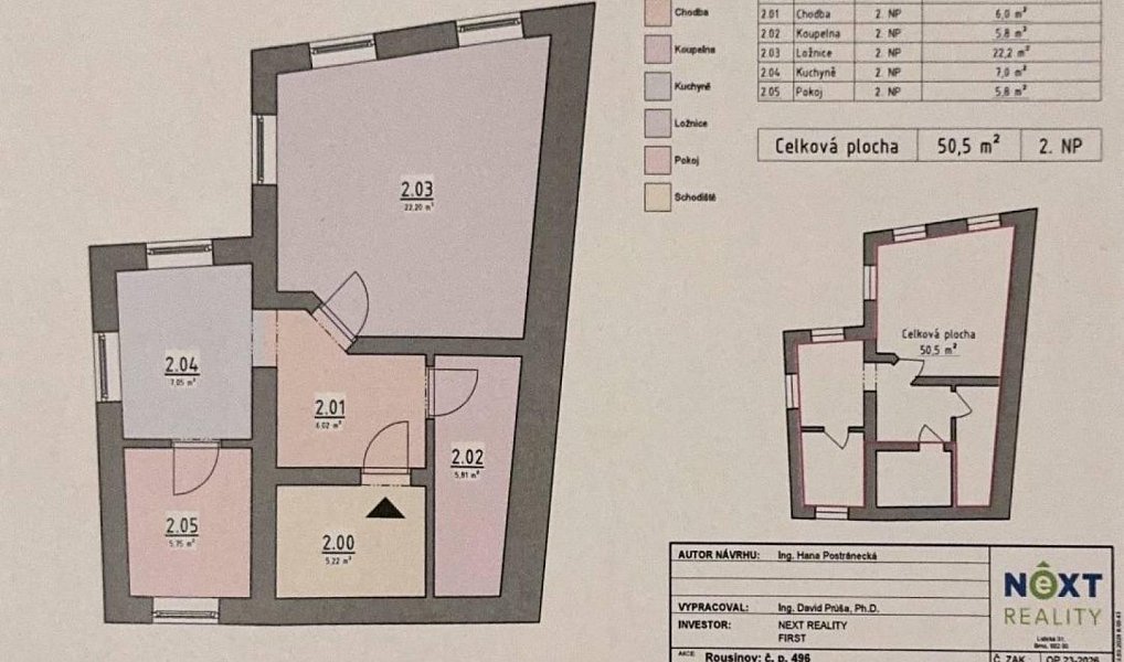 Prodej bytu 2+1 50 m², Rousínov – náhled fotky 11