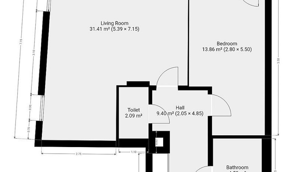 Pronájem bytu 2+kk 66 m², Praha – náhled fotky 17
