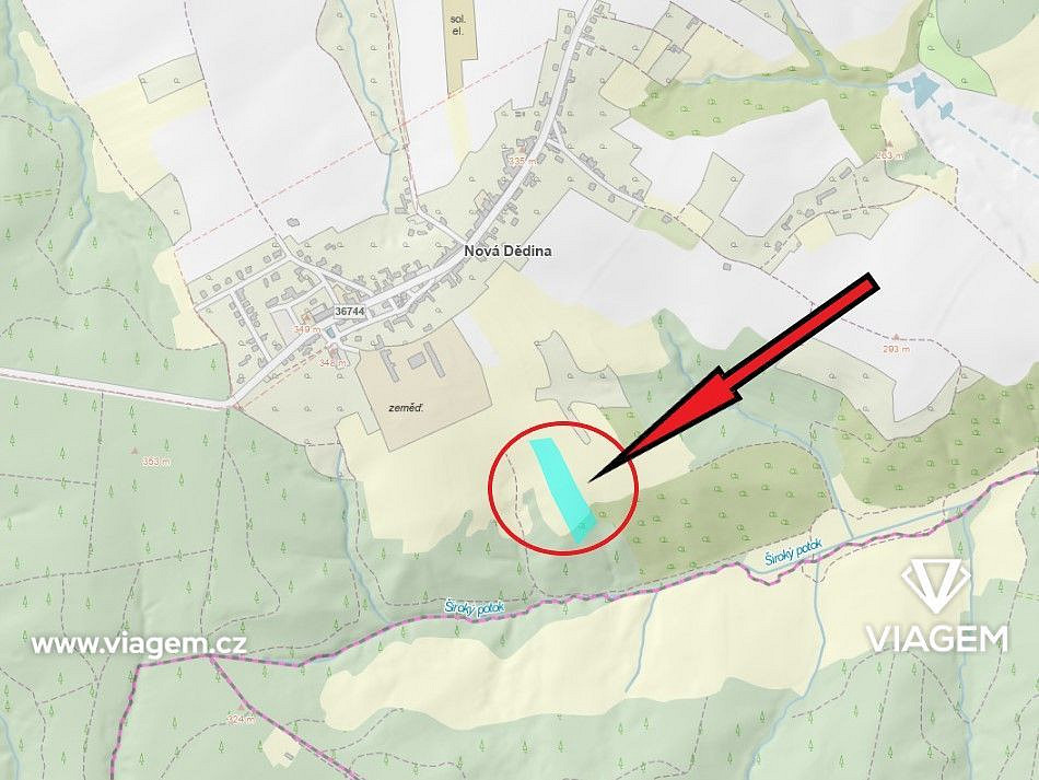 Prodej pole 1 321 m² – fotografie 4
