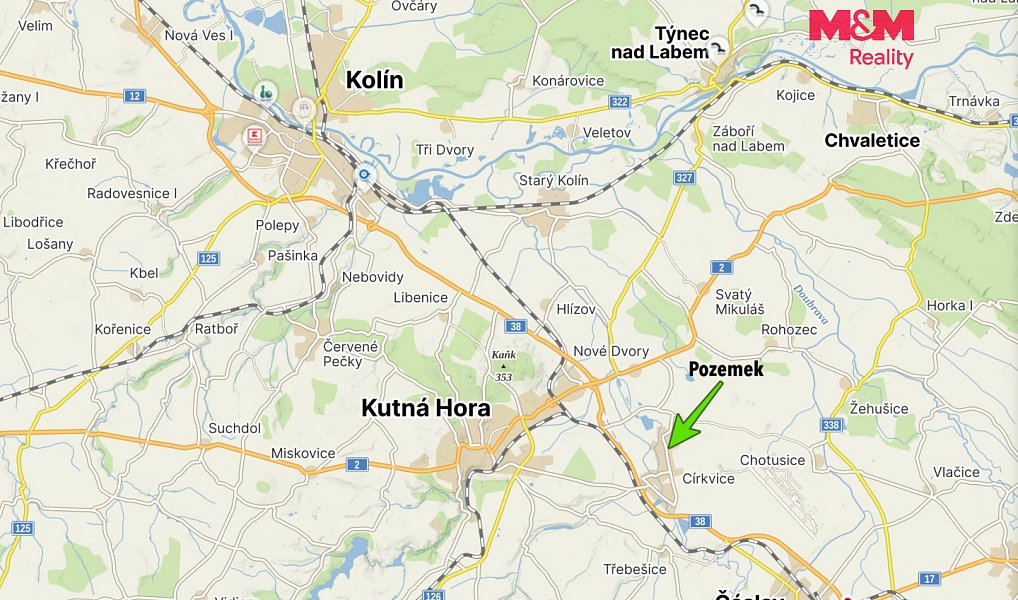 Prodej stavebního pozemku 1 047 m², Církvice – náhled fotky 10