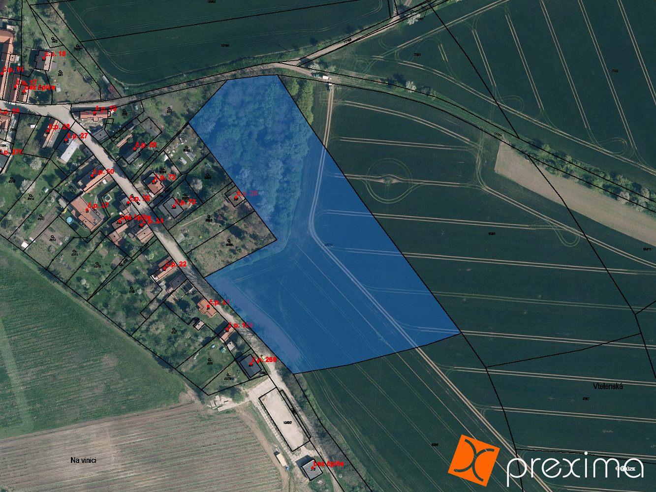 Prodej pole 11 m²