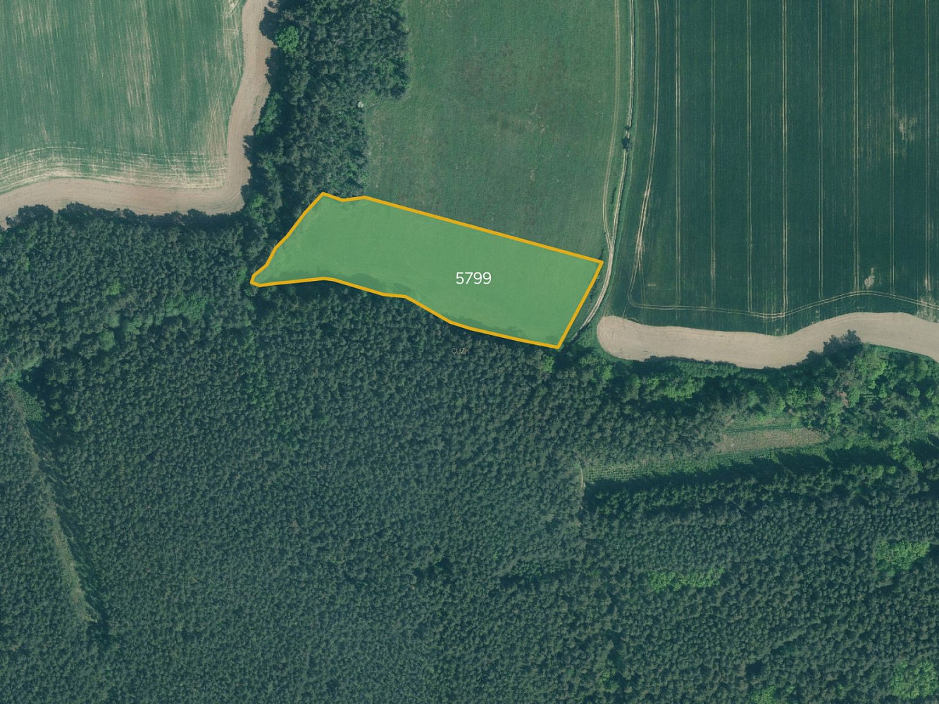 Prodej louky 9 492 m²