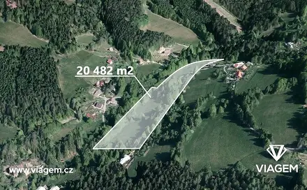 Prodej pole 2 048 m², Valašská Bystřice, okres Vsetín