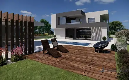 Prodej stavebního pozemku 824 m², Svetvinčenat, Chorvatsko