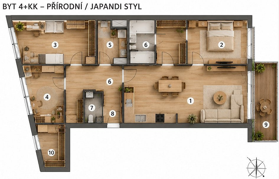 Prodej bytu 4+kk 92 m² – fotografie 5