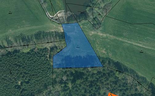 Prodej pozemku 1 047 m², Příkosice, okres Rokycany