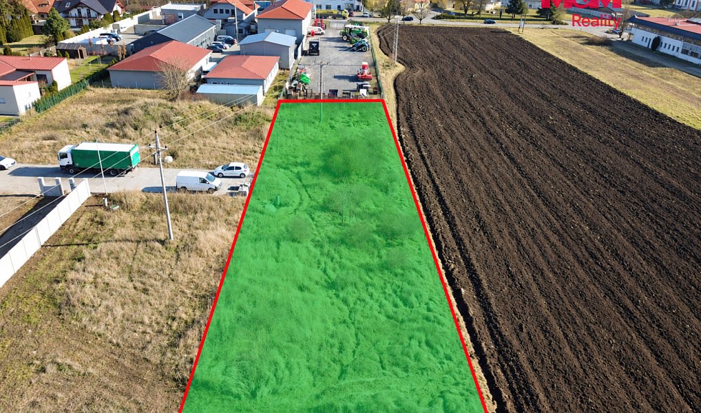 Prodej stavebního pozemku 1 250 m², Telnice – náhled fotky 3
