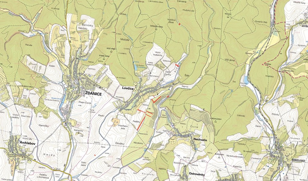 Prodej pole 19 471 m², Lovčice – náhled fotky 5