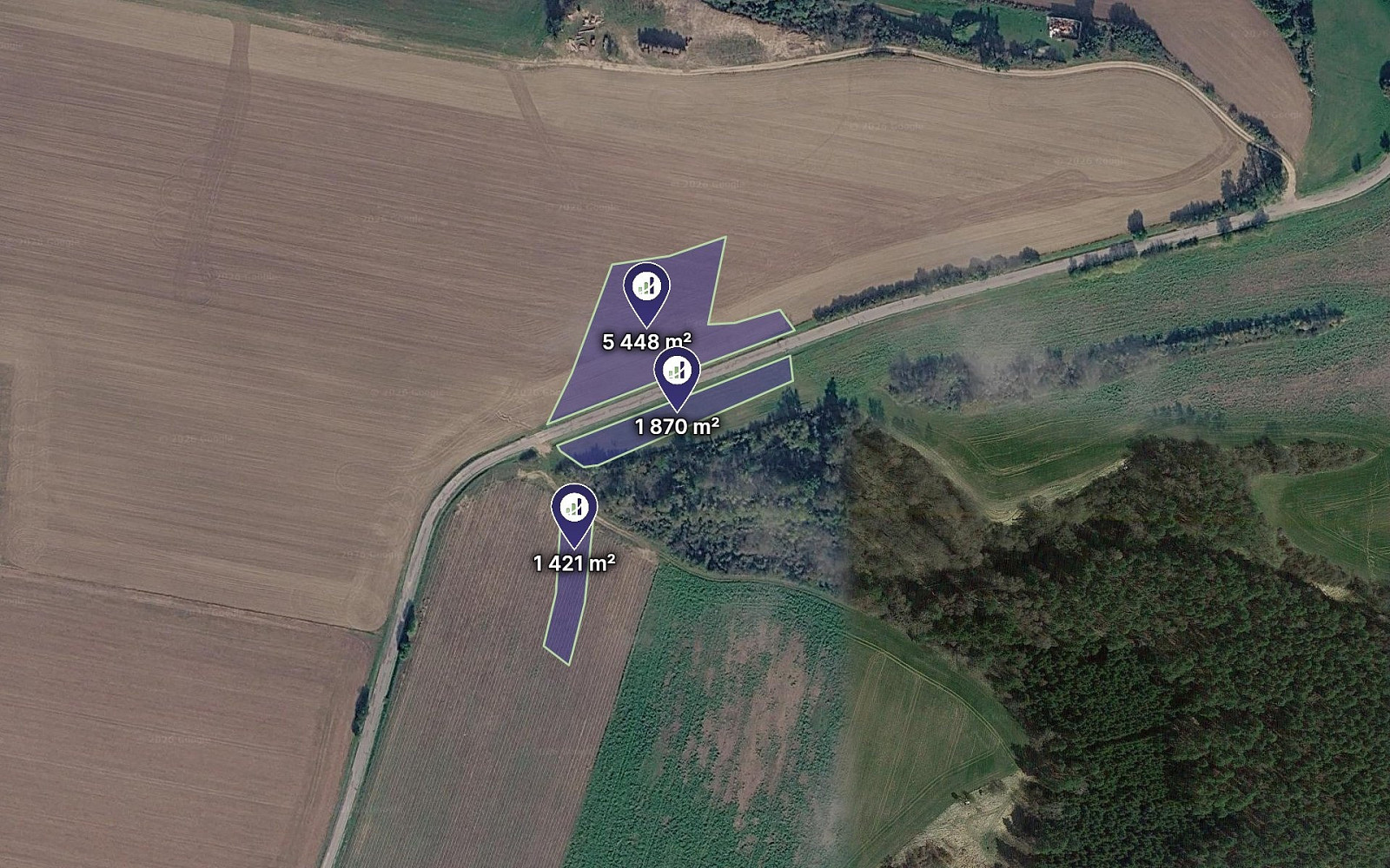 Prodej pole 8 739 m²