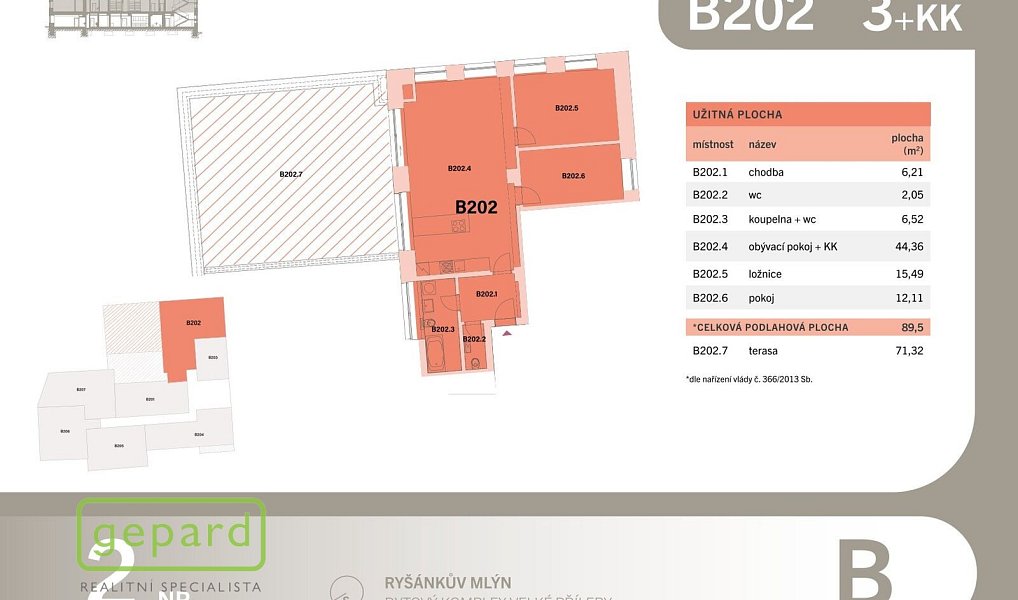 Prodej bytu 3+kk 90 m², Velké Přílepy – náhled fotky 6