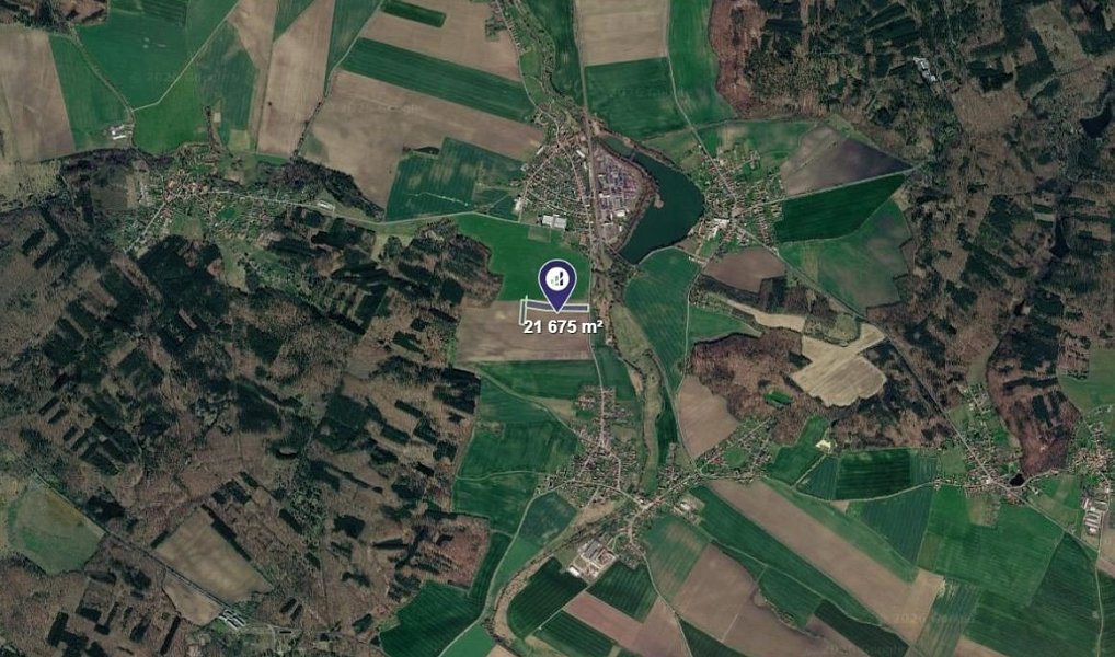 Prodej pole 21 675 m², Všejany – náhled fotky 2