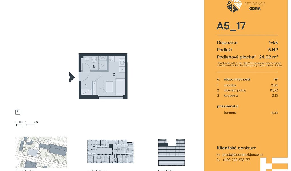 Prodej bytu 1+kk 24 m², Praha – náhled fotky 2