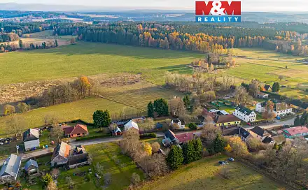 Prodej domu 63 m² s pozemkem 1 547 m², Nová Bystřice - Hůrky, okres Jindřichův Hradec