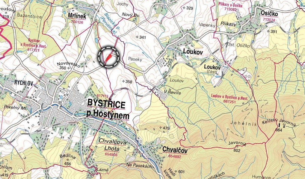 Prodej pole 3 984 m², Chvalčov – náhled fotky 3