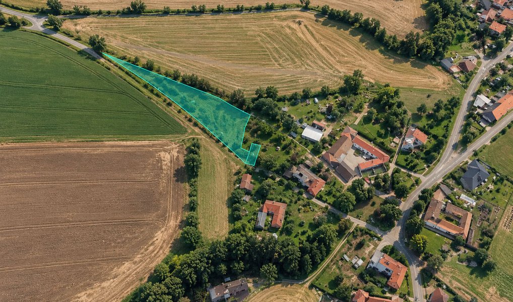 Prodej stavebního pozemku 2 605 m², Vísky – náhled fotky 3