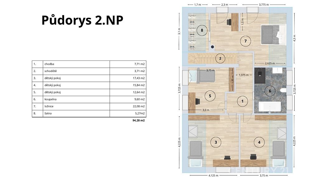 Prodej stavebního pozemku 1 992 m², Komorní Lhotka – náhled fotky 5