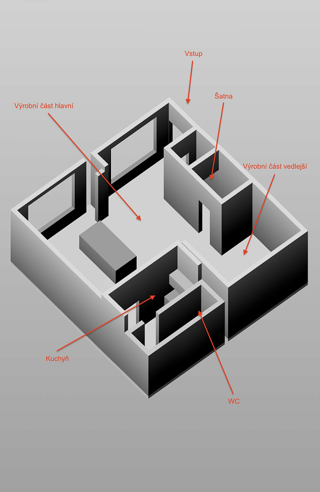 Pronájem obchodních prostor 60 m² – fotografie 3